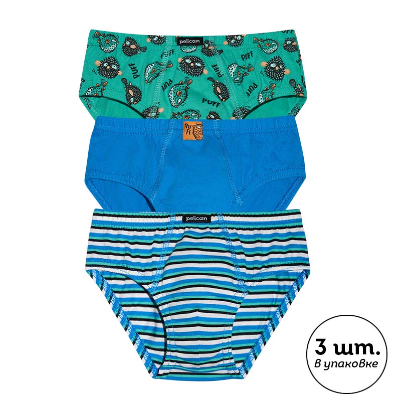 BULB3389(3) набор трусов для мальчиков (3 шт в кор.)