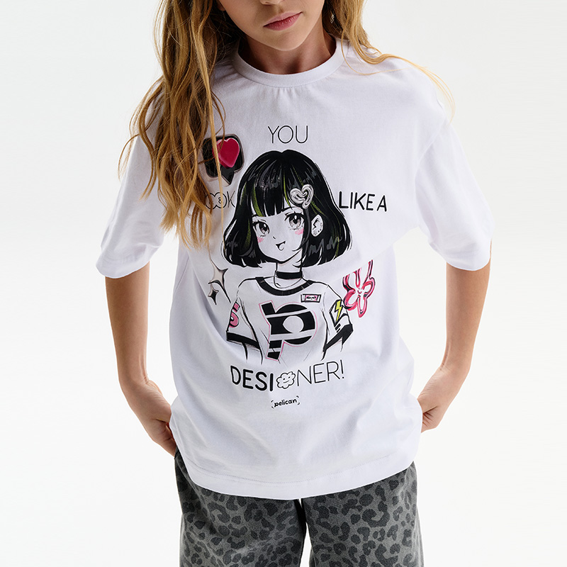 GFT3377/3 футболка для девочек (1 шт в кор.)