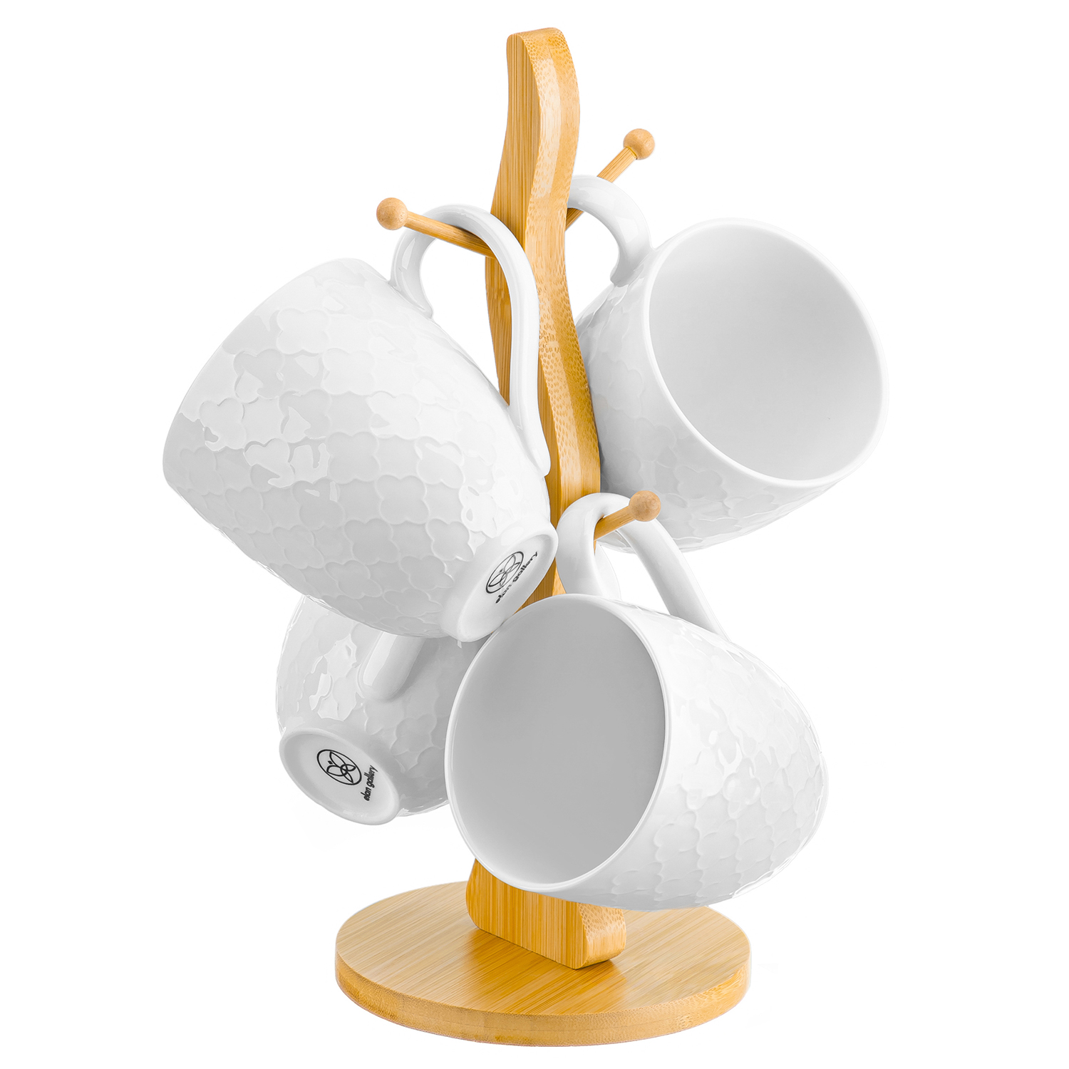 БЫЛО 1730 руб! Набор 4 кружек 320 мл 12*8,5*9,5 см