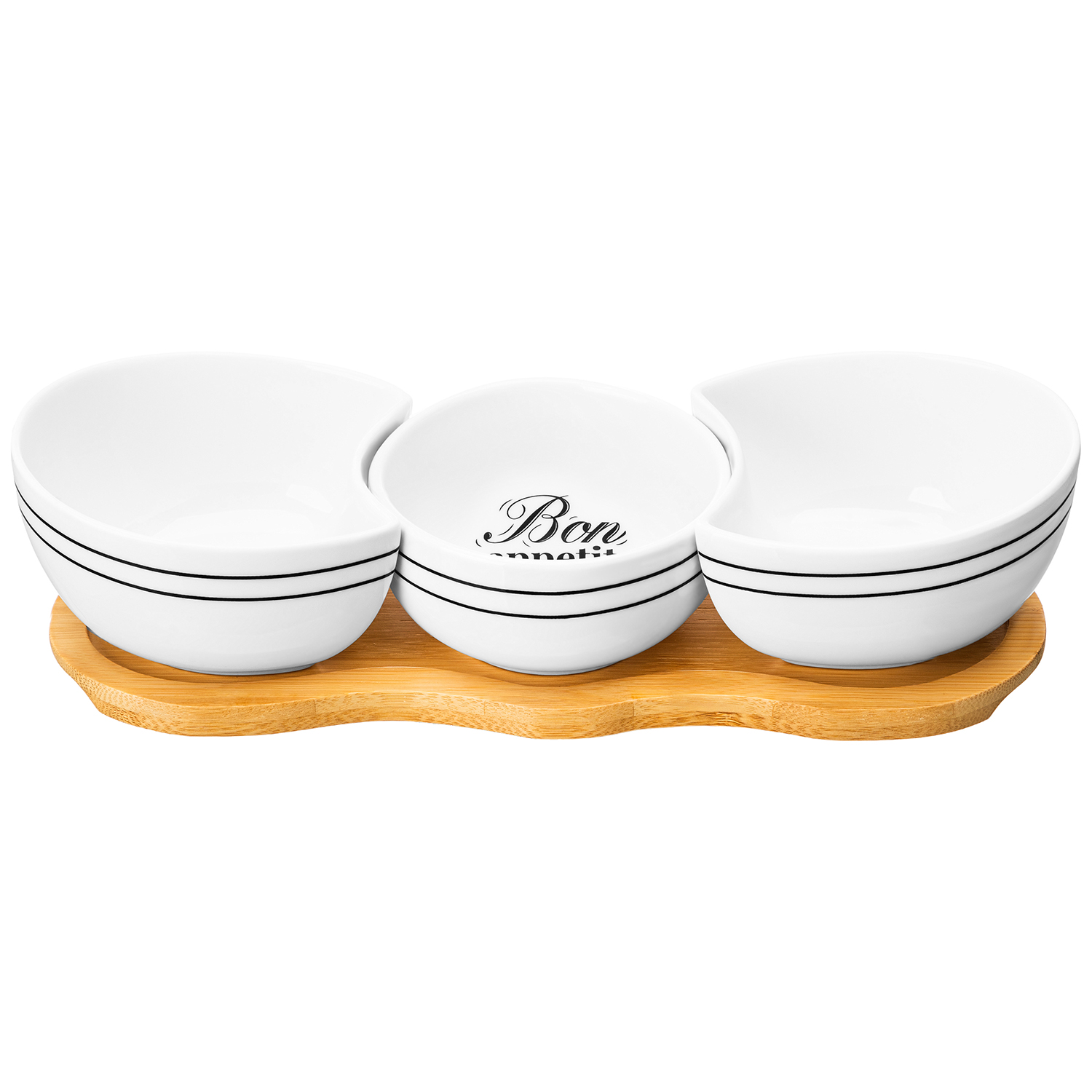 БЫЛО 1275 руб! Набор 3 блюд д/сервировки 200 мл 30*10*7,6 см