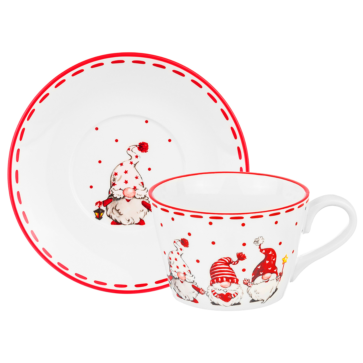 БЫЛО 809 руб! Чайная пара 2 пр. 360 мл 13,5*10*7 см