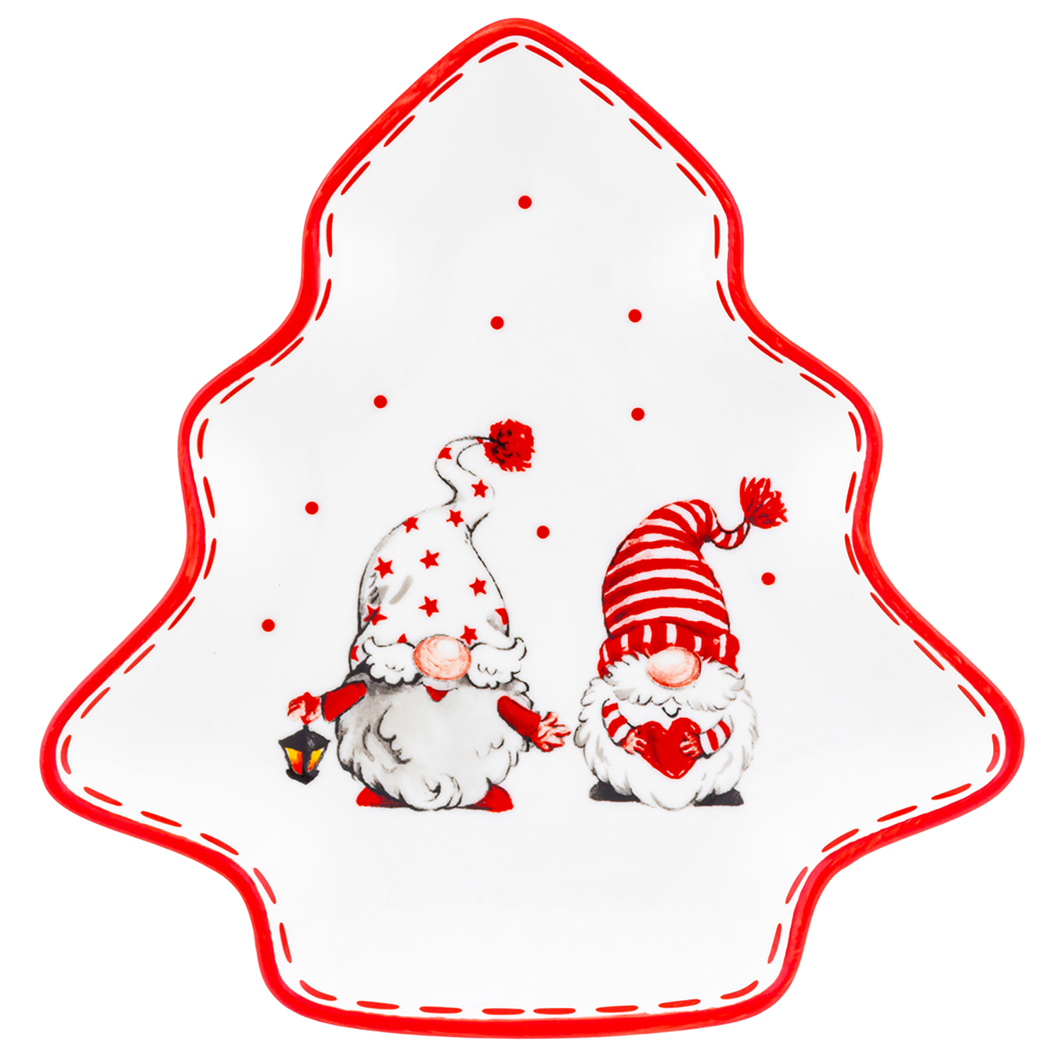 БЫЛО 600 руб! Блюдо сервировочное - елочка 21,4*20,8*2,5 см