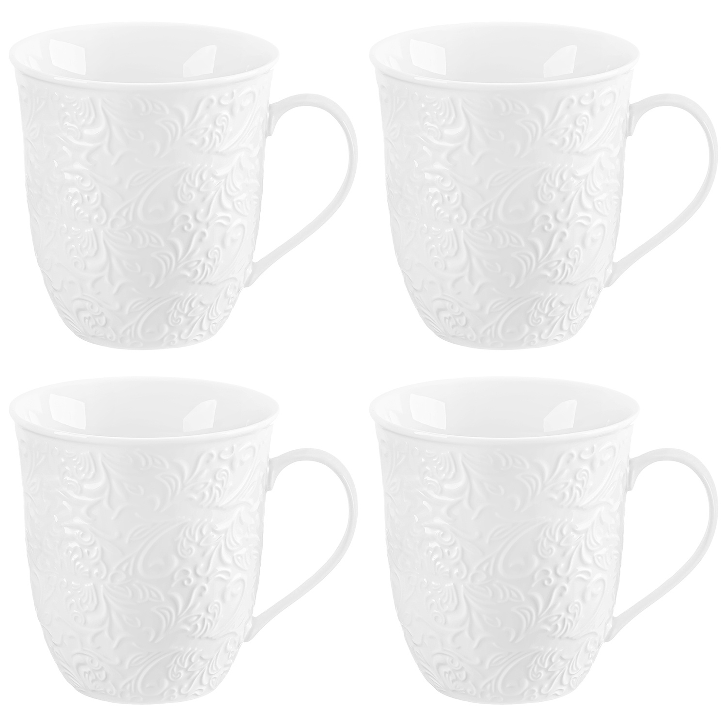 БЫЛО 1269 руб! Набор кружек 4 пр. 400 мл 12,5*9,5*10 см