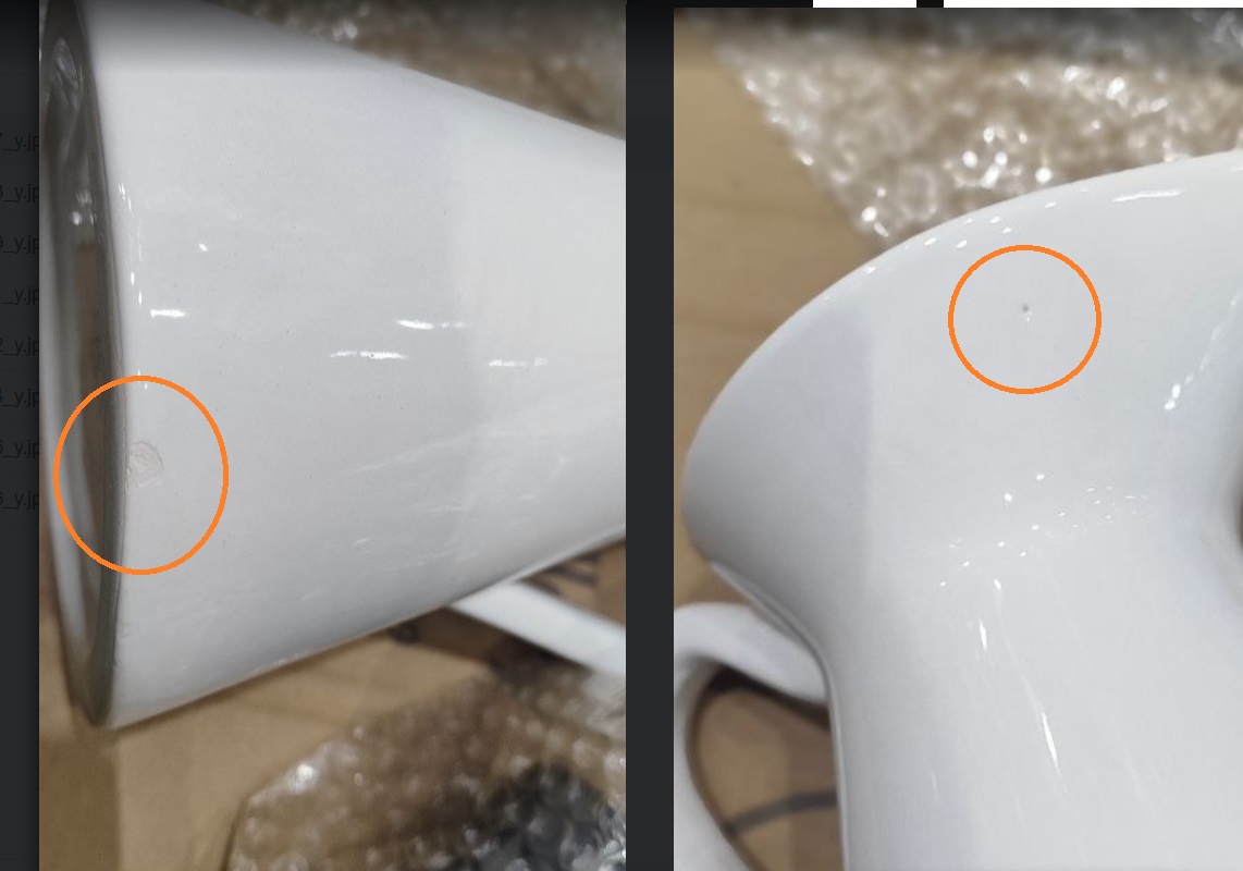 БЫЛО 981 руб! Дефект глазури! Ваза 22 см 1,2 л