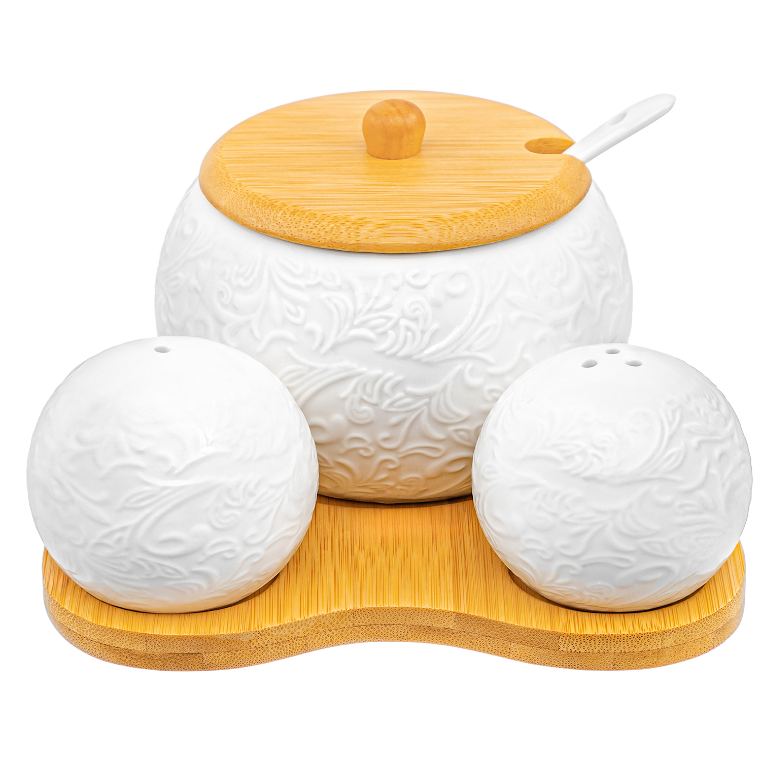 БЫЛО 1028 руб! Набор - сахарница 400 мл 15*15,5*9 см