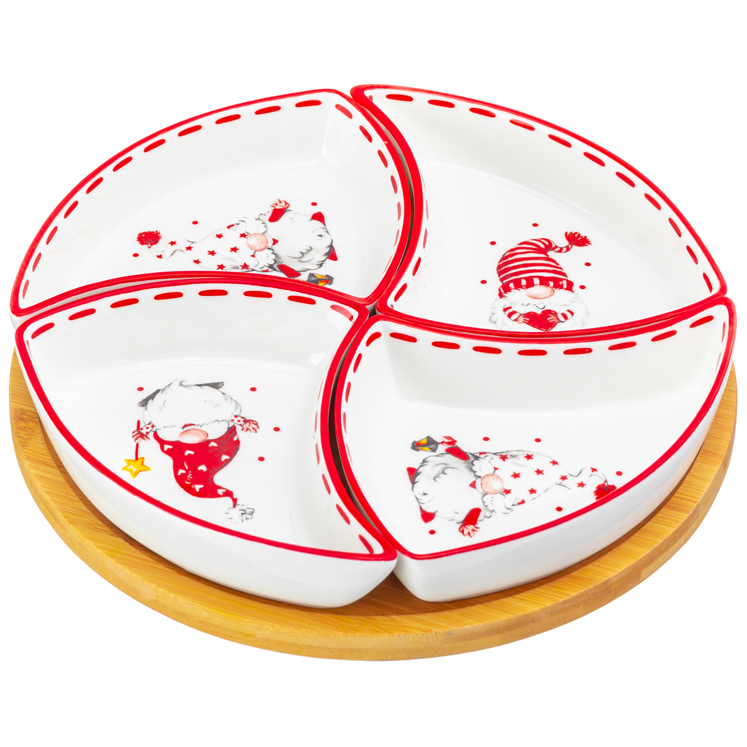 БЫЛО 1754 руб! Менажница 25*25*6 см