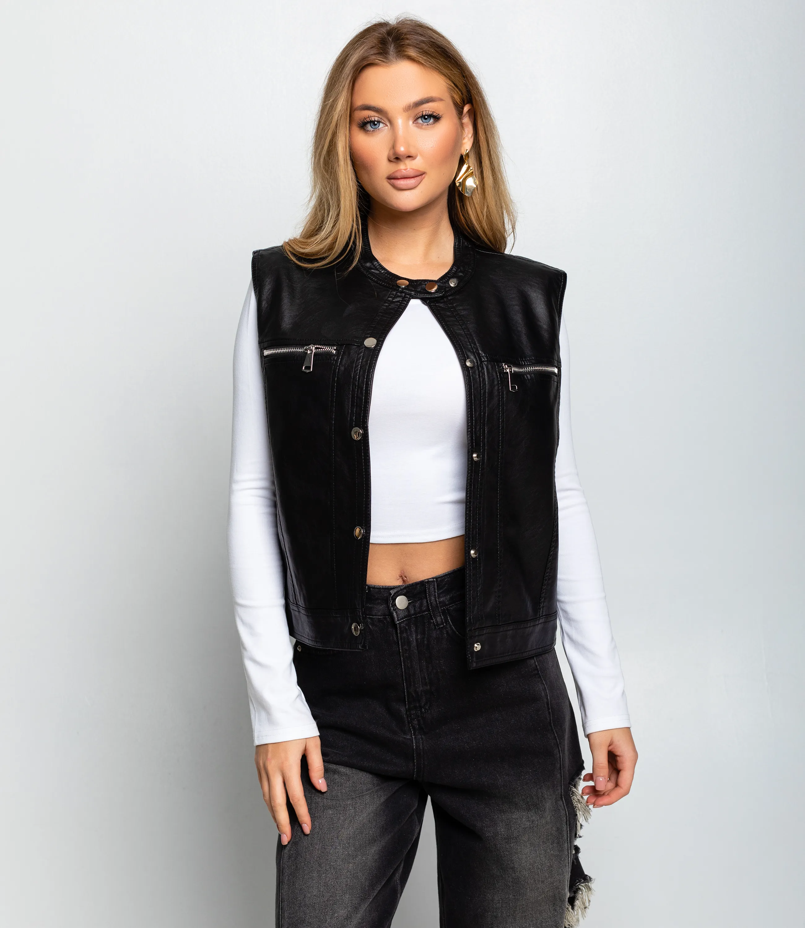 Жилет #КТ628979, чёрный