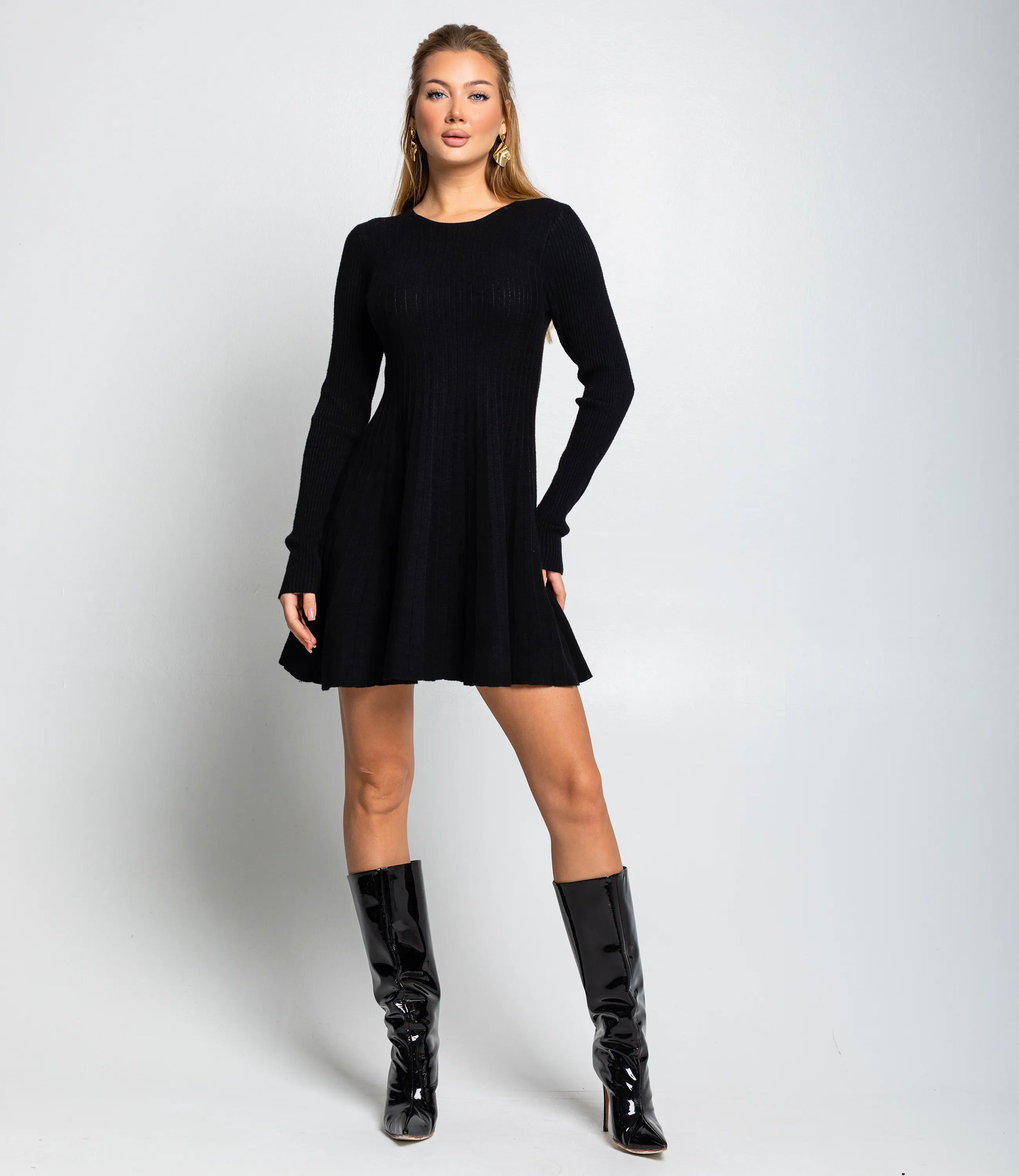 Платье #КТ04222, чёрный