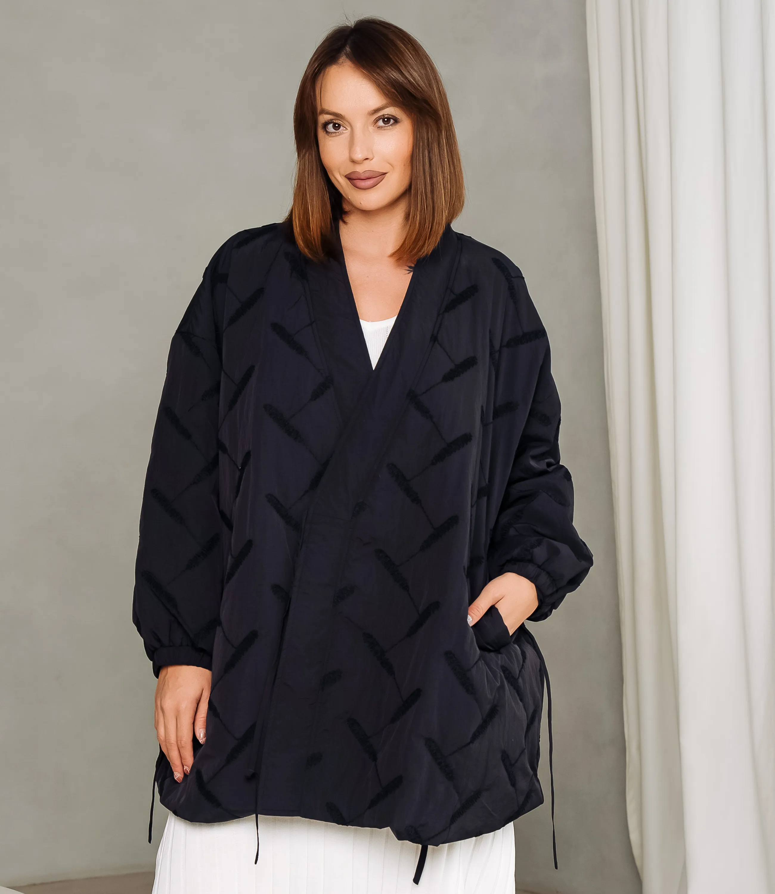 Куртка #КТ095 (1), чёрный