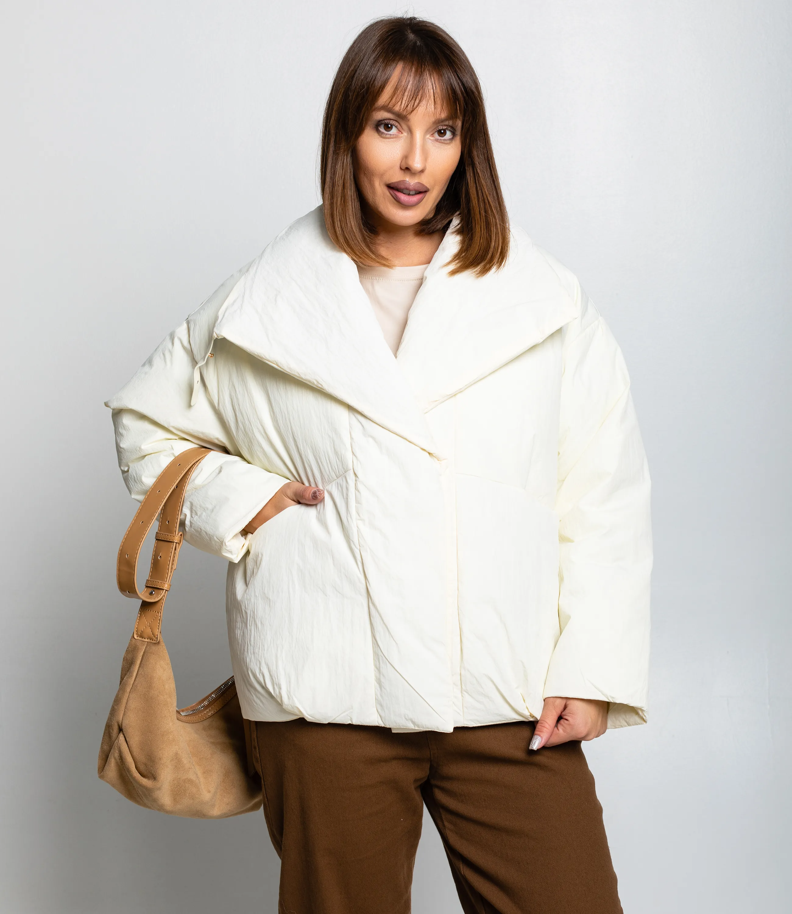 Куртка #КТ8601 (2), молочный