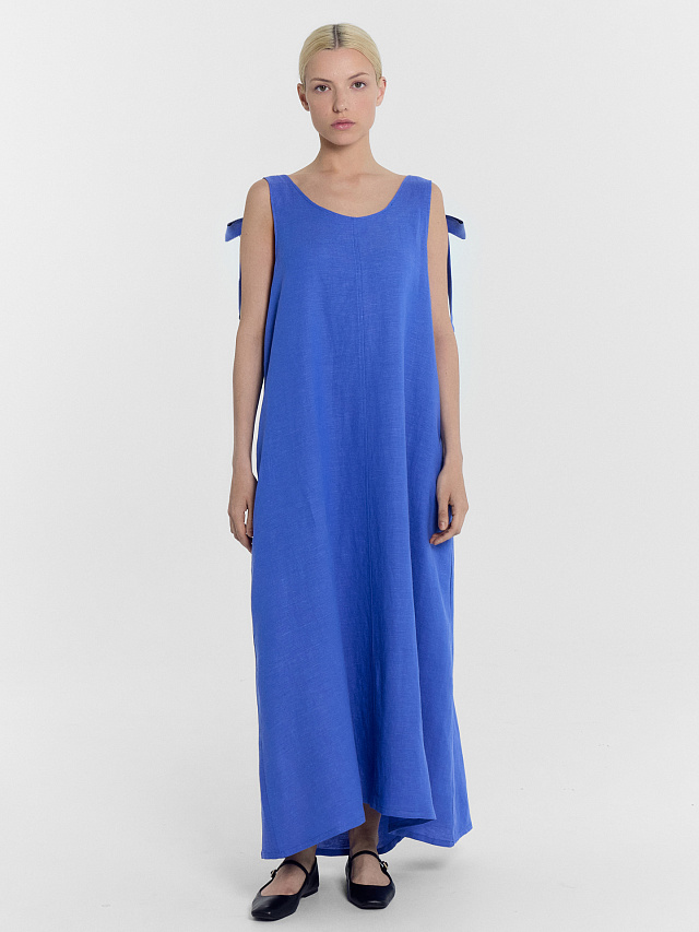 Сарафан женский в синем цвете