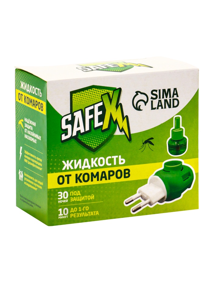Комплект от комаров SAFEX (фумигатор+жидкость) 2 набора