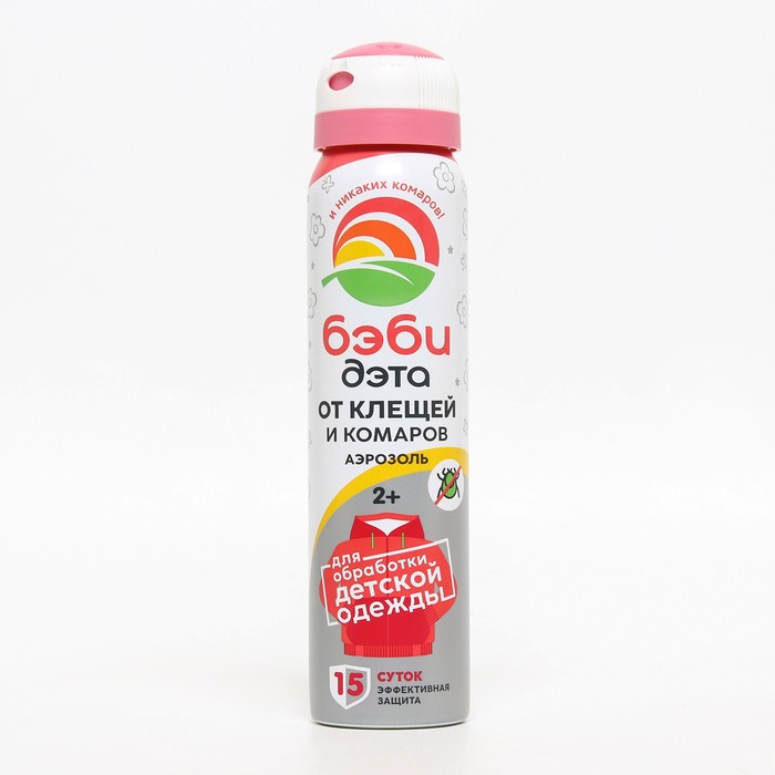 Аэрозоль Репеллент Бэби Дэта, от клещей и комаров, детский, 100 мл