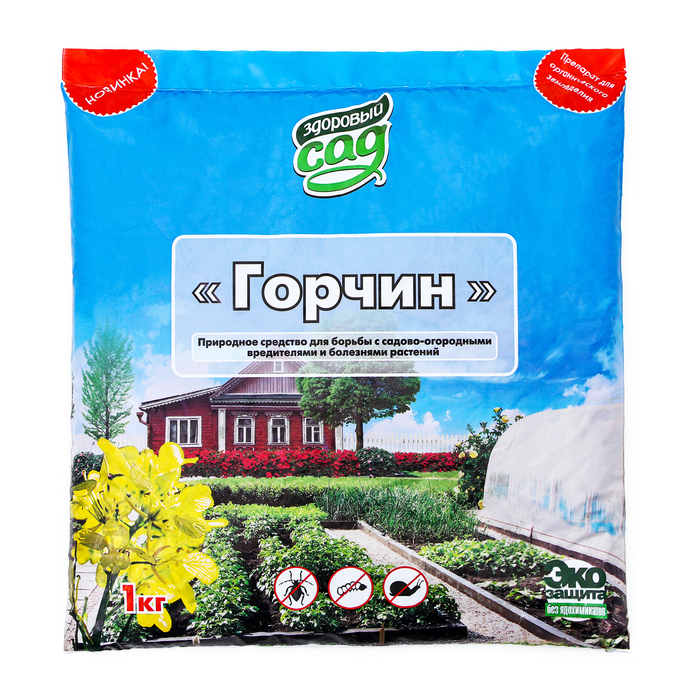 Средство для борьбы с вредителями и обеззараживания грунта «Здоровый сад», «Горчин», 1 кг