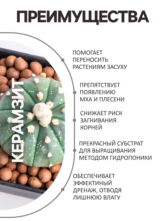 Дренаж Керамзит «Рецепты Дедушки Никиты» фр 20-40, 3 л