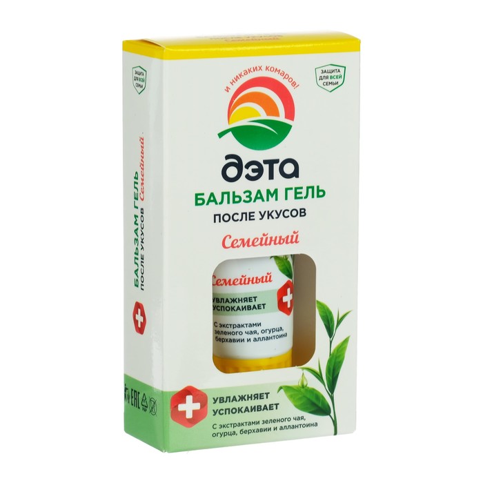 Бальзам-гель после укусов насекомых «ДЭТА», флакон, 20 мл