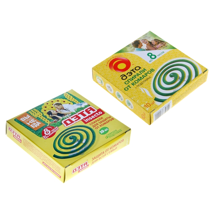 Спирали от комаров и летающих насекомых