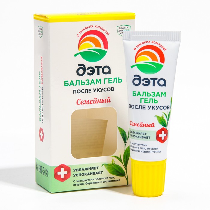 Бальзам-гель после укусов насекомых «ДЭТА», флакон, 20 мл
