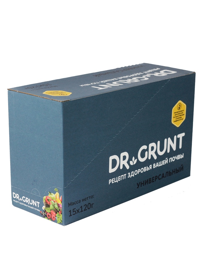 Удобрение минеральное универсальное, Dr.Grunt, шоу-бокс, 15 саше