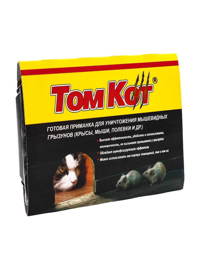 Гелеобразная приманка + гранулы от грызунов «Джели», контейнер, 100 г + 150 г, «ТОМ КОТ БРО»