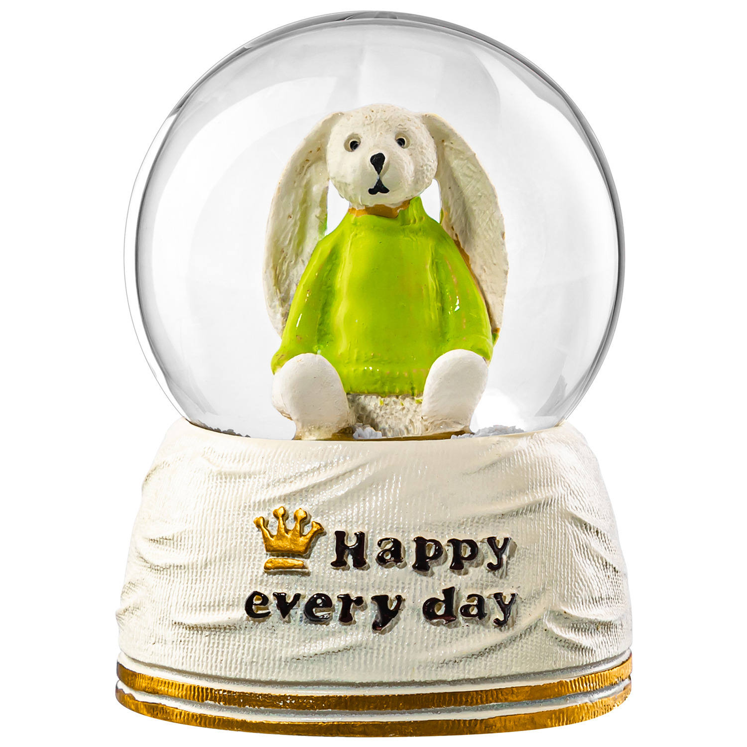 БЫЛО 418 руб! Новогодний шар со снегом 6,5*6,5*9 см