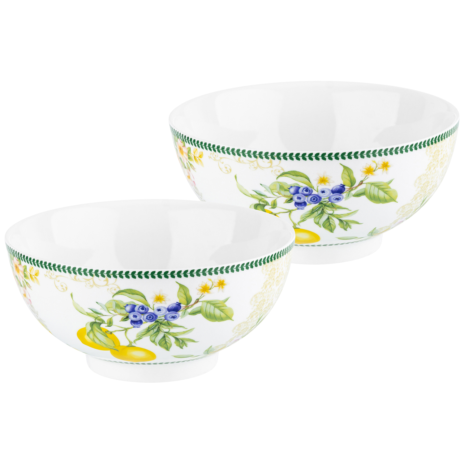 БЫЛО 900 руб! Набор салатников 2 пр. 600 мл 15*15*7 см