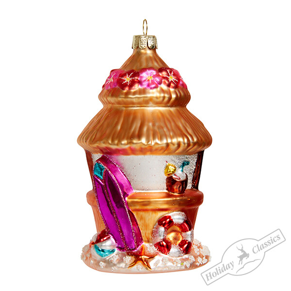 АКЦИЯ! 196руб. Было:368руб. Бар пляжный (стекло) 7,5х7,5х12,5 см