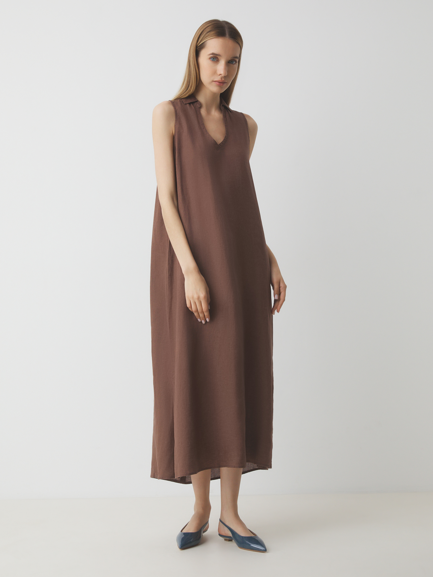 Женское платье MAISON DAVID 3210862, темно-коричневый