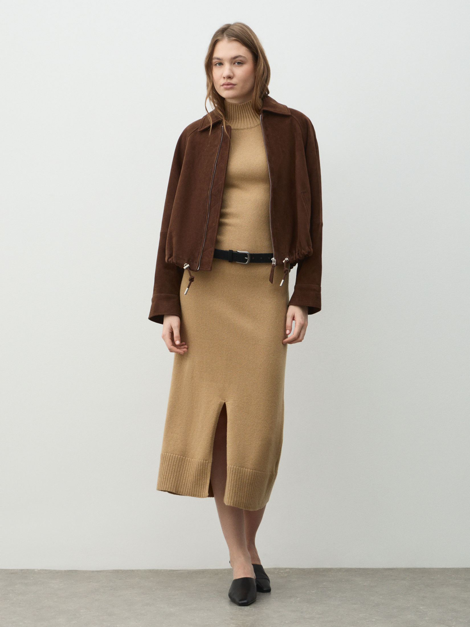 Женское платье MAISON DAVID 4939499, темно-бежевый