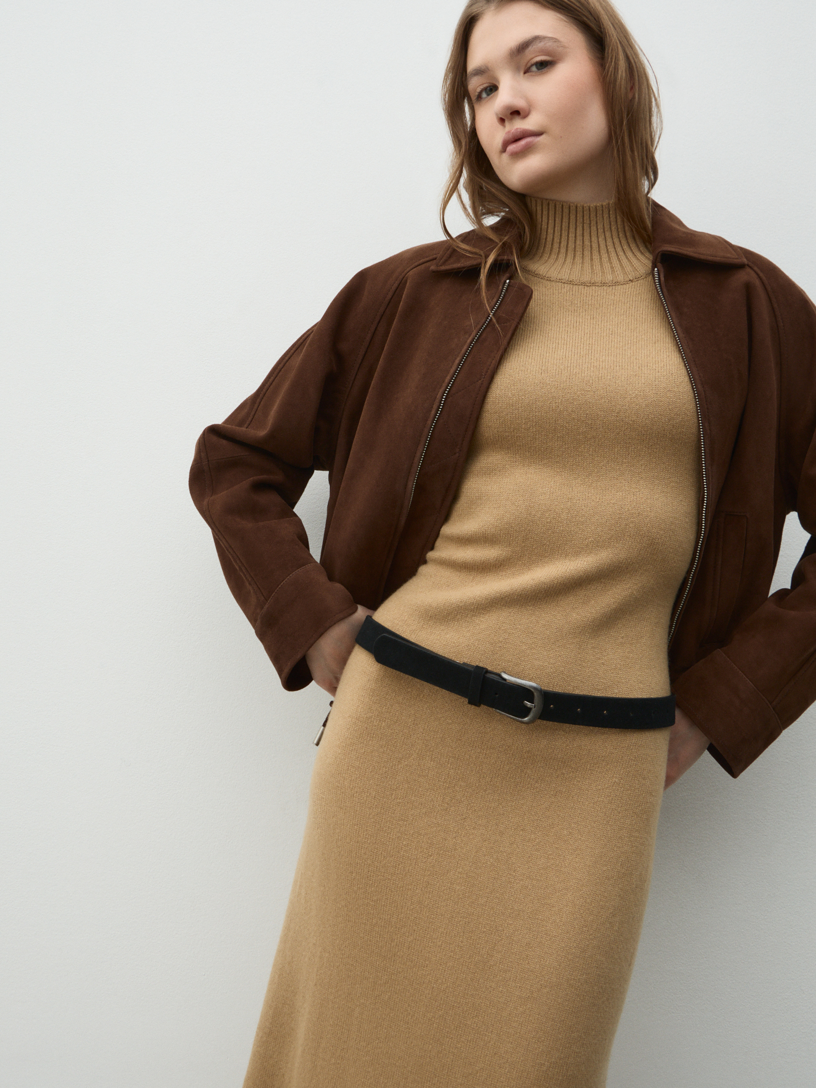 Женское платье MAISON DAVID 4939499, темно-бежевый