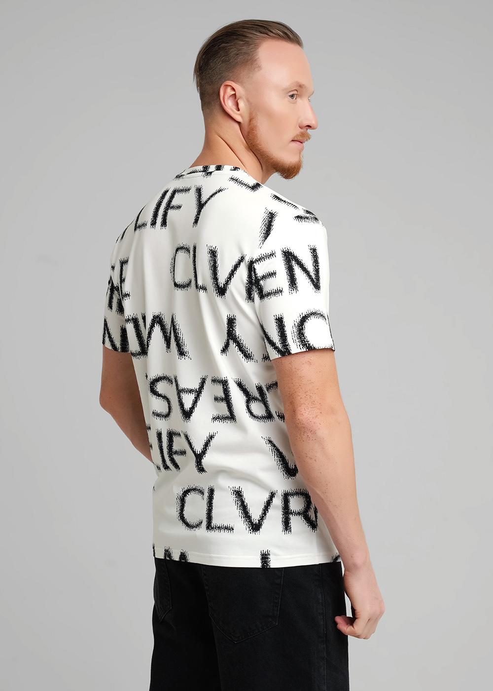 CLE 562404/05гн maxi Футболка мужская 562404/05гн maxi белый/чёрный