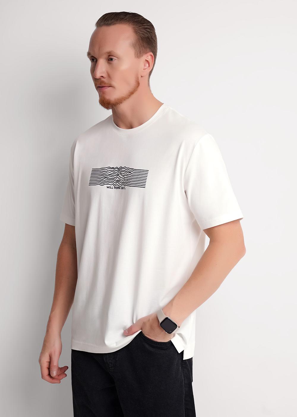 CLE 562509/04гг maxi_п Футболка мужская 562509/04гг maxi_п молочный