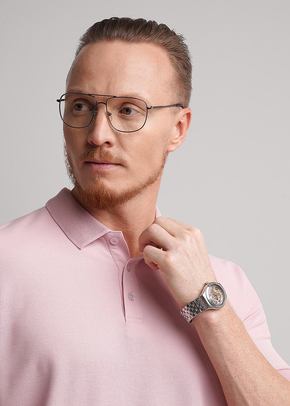 CLE 602659зз Поло мужское 602659зз св.розовый