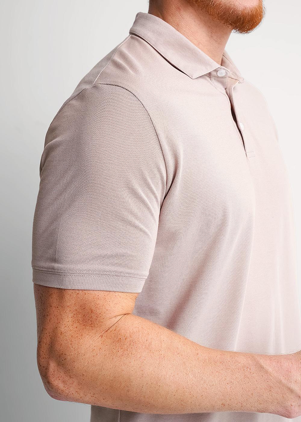 CLE 662397зэ Футболка мужская 662397зэ св.коричневый/белый