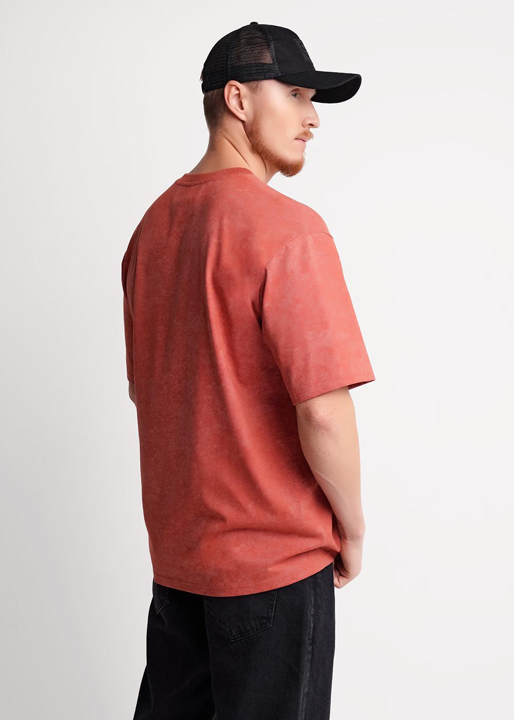 CLE 562472/06ккн_п Футболка мужская 562472/06ккн_п св.коричневый/коричневый