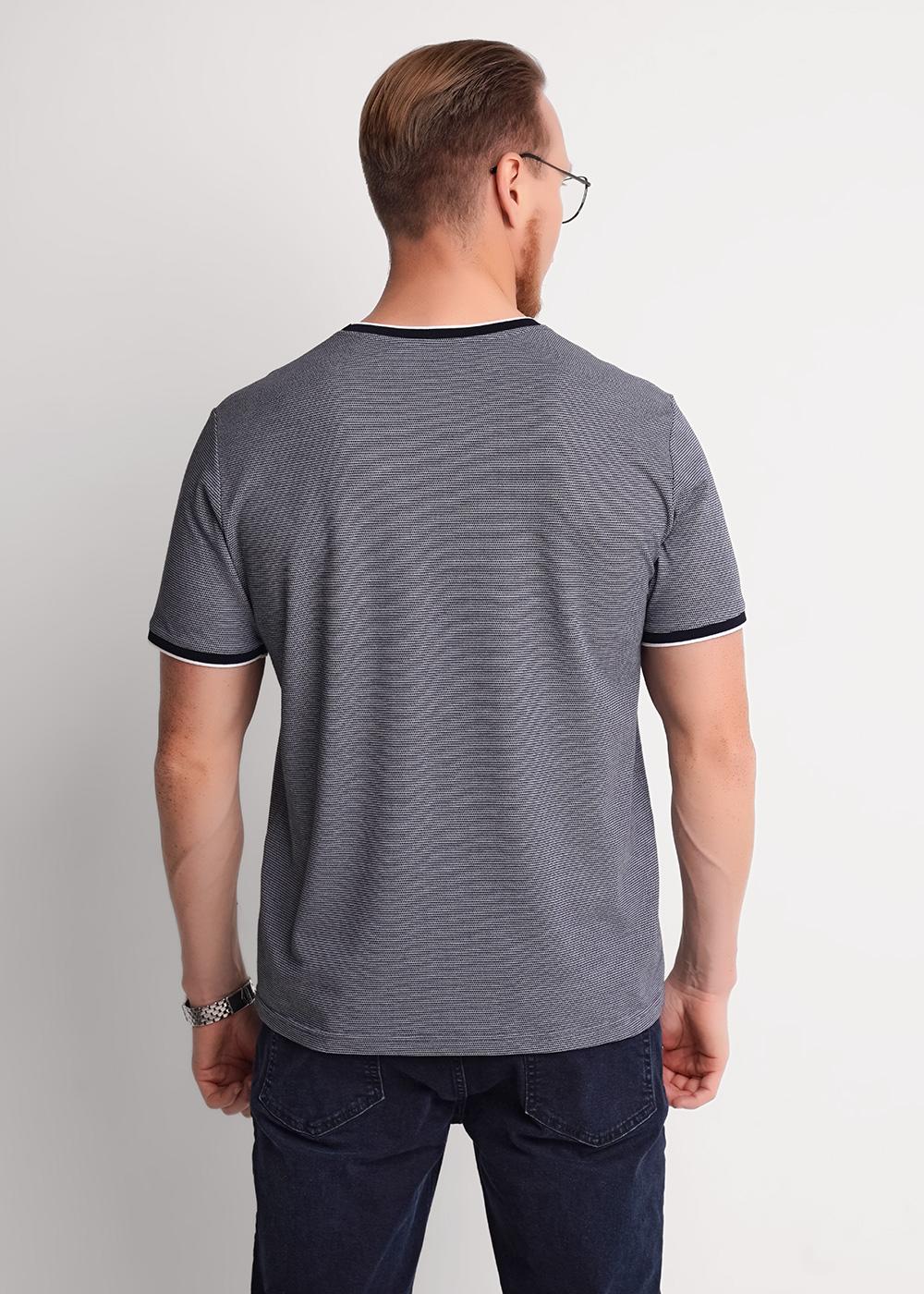 CLE 562538/04кжн maxi Футболка мужская 562538/04кжн maxi т.синий/белый