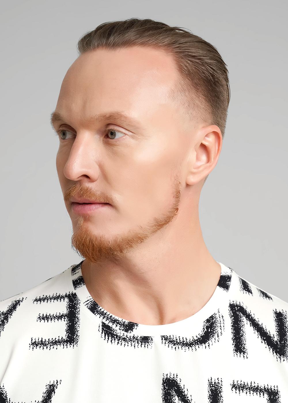 CLE 562404/05гн maxi Футболка мужская 562404/05гн maxi белый/чёрный