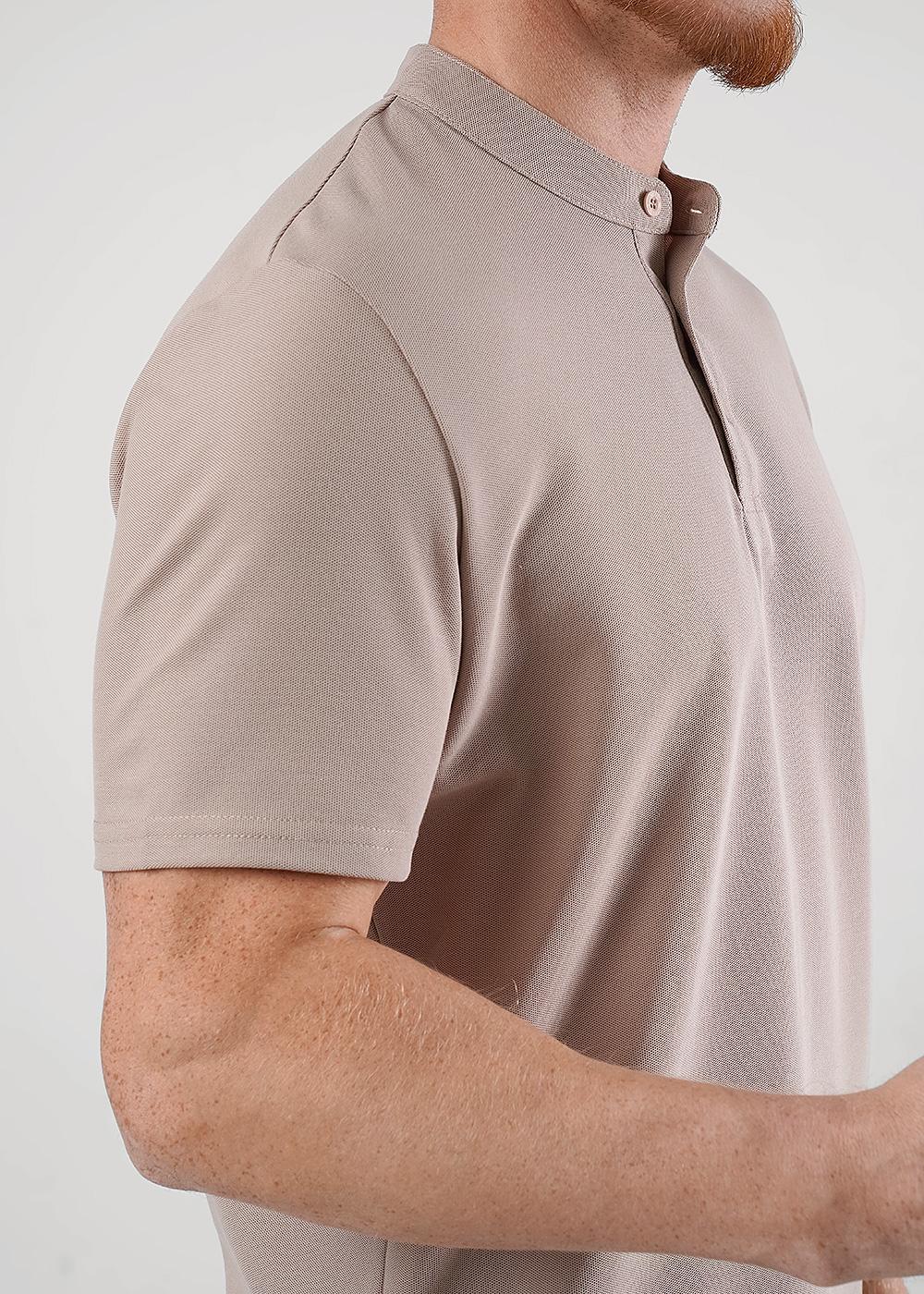 CLE 602399зз Футболка мужская 602399зз т.бежевый