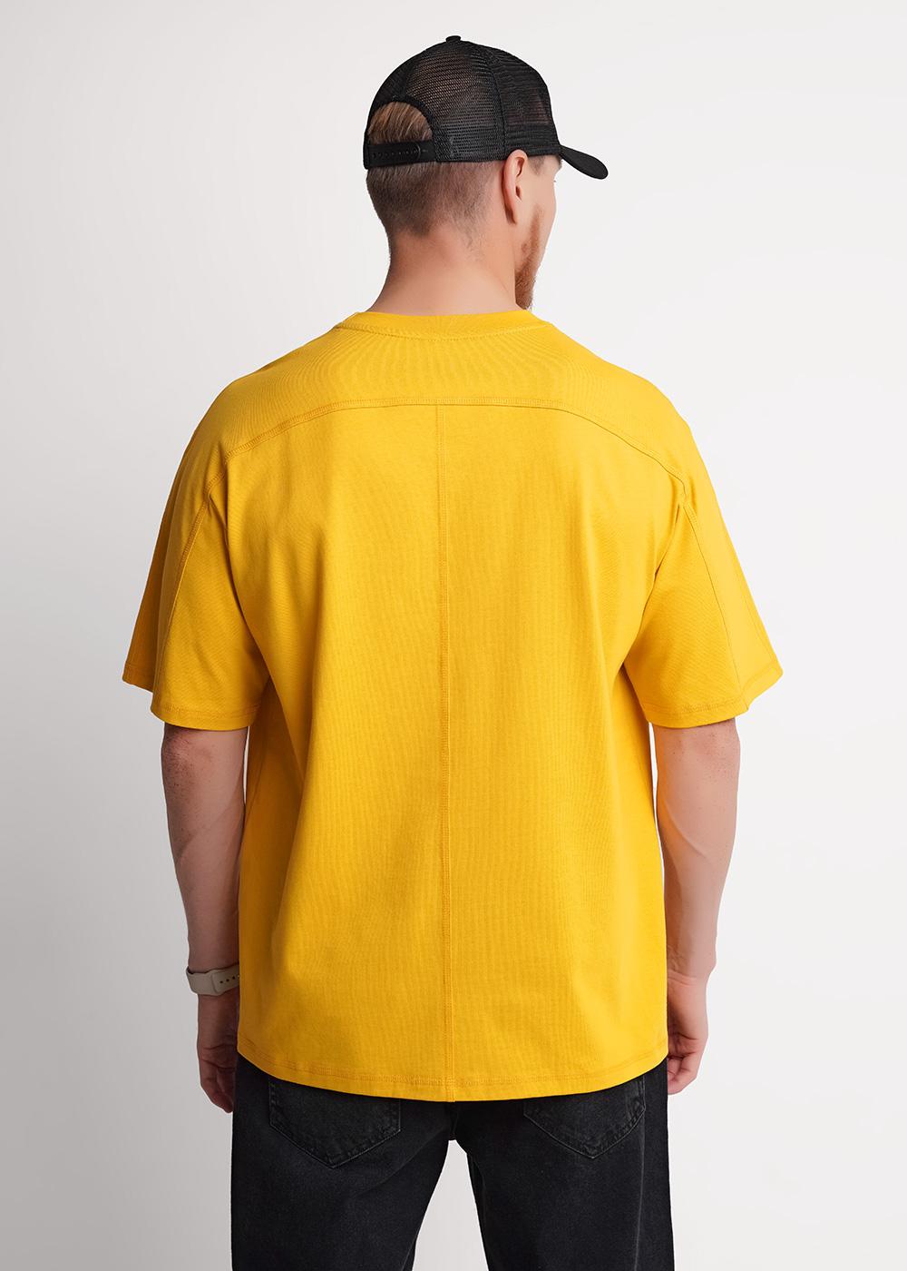 CLE 562668/03кдт_п Футболка мужская 562668/03кдт_п т.жёлтый