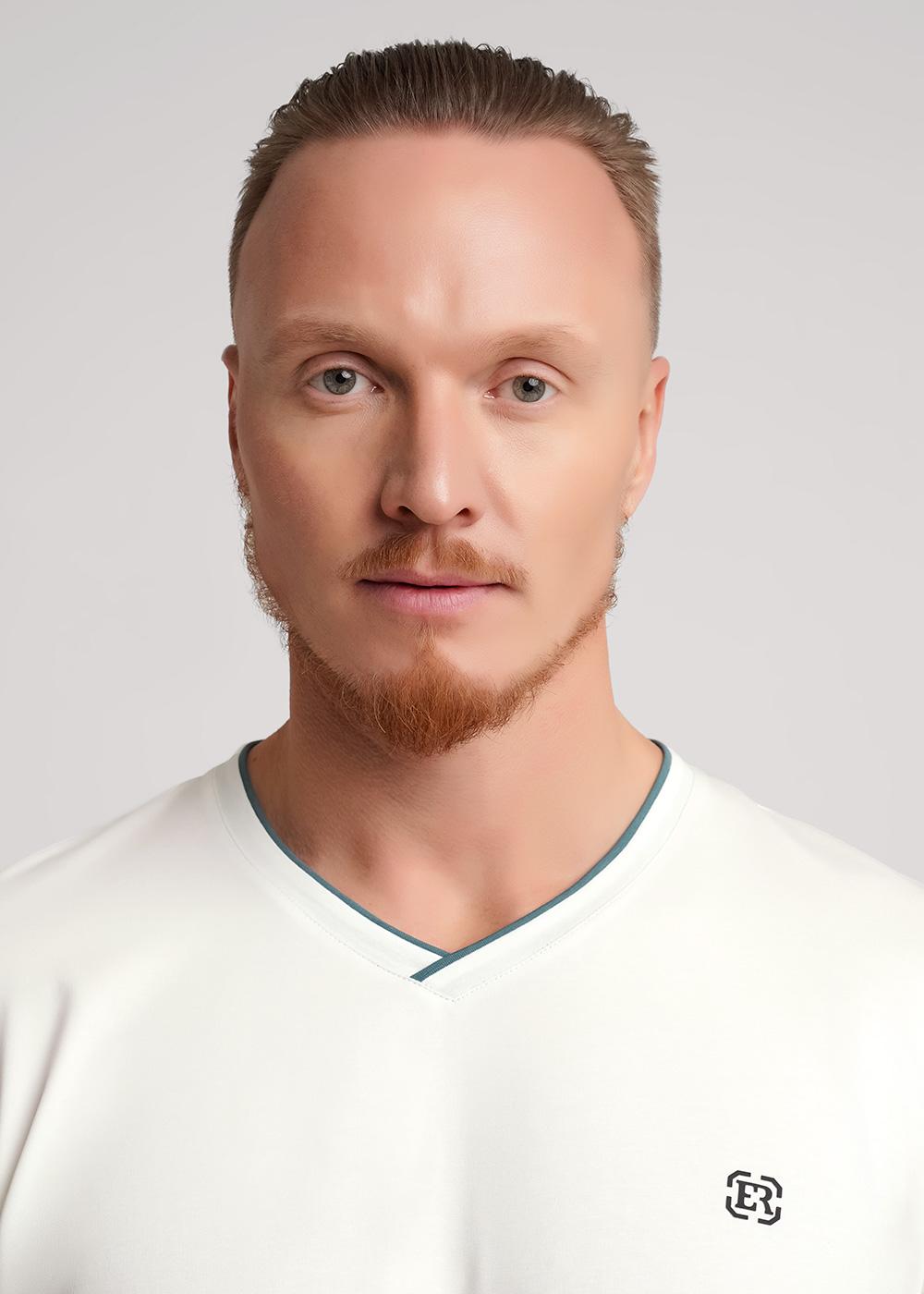 CLE 562012/04гг maxi_п Футболка мужская 562012/04гг maxi_п молочный