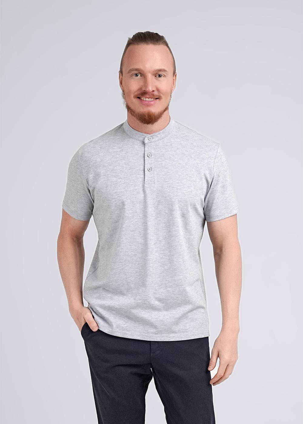 CLE 602399зз Футболка мужская 602399зз меланж серый