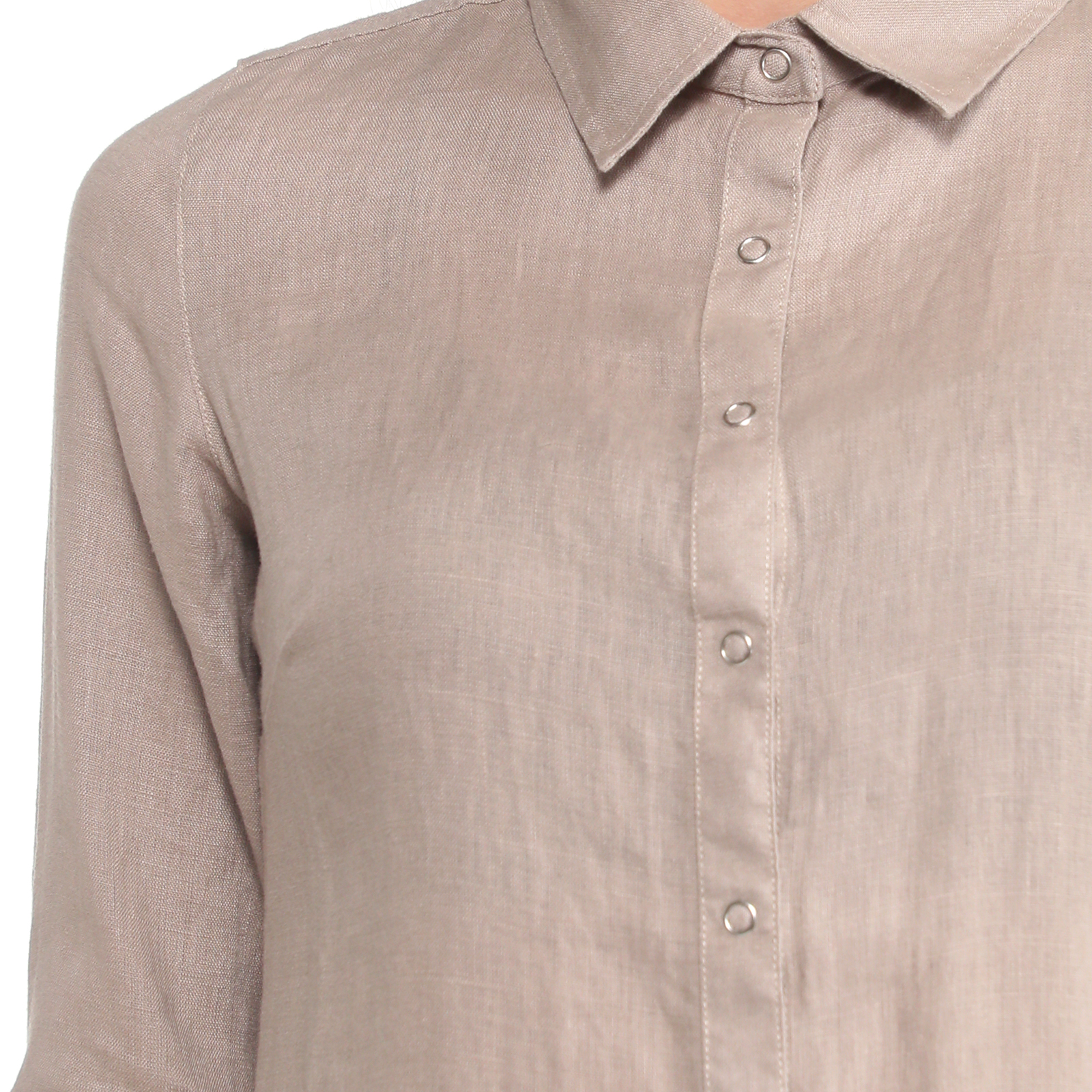 Женское платье-рубашка MAISON DAVID 3611630, серовато-бежевый