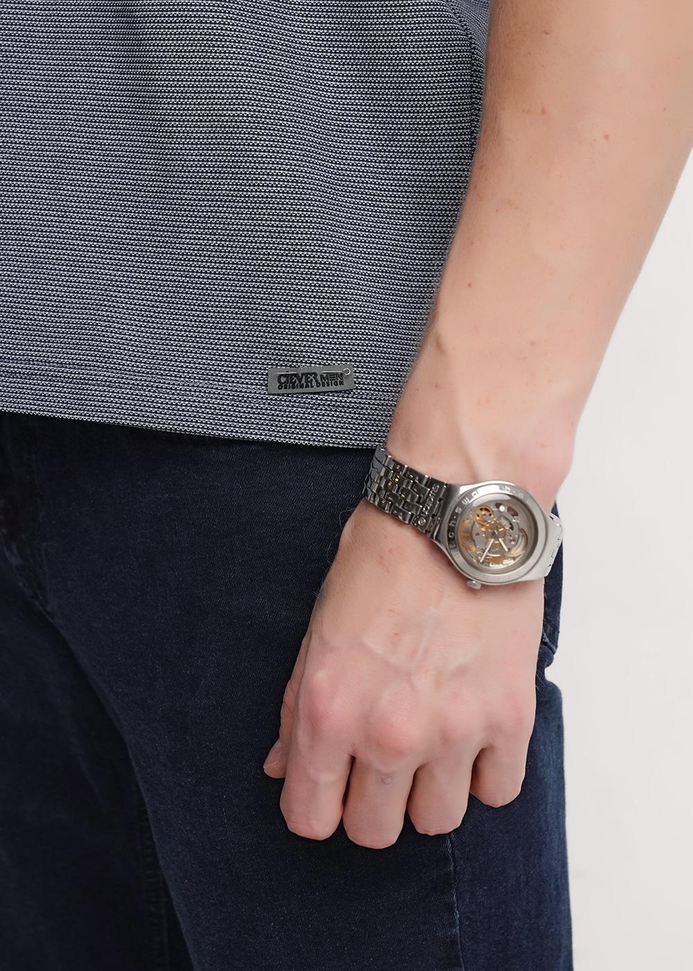 CLE 562538/04кжн maxi Футболка мужская 562538/04кжн maxi т.синий/белый