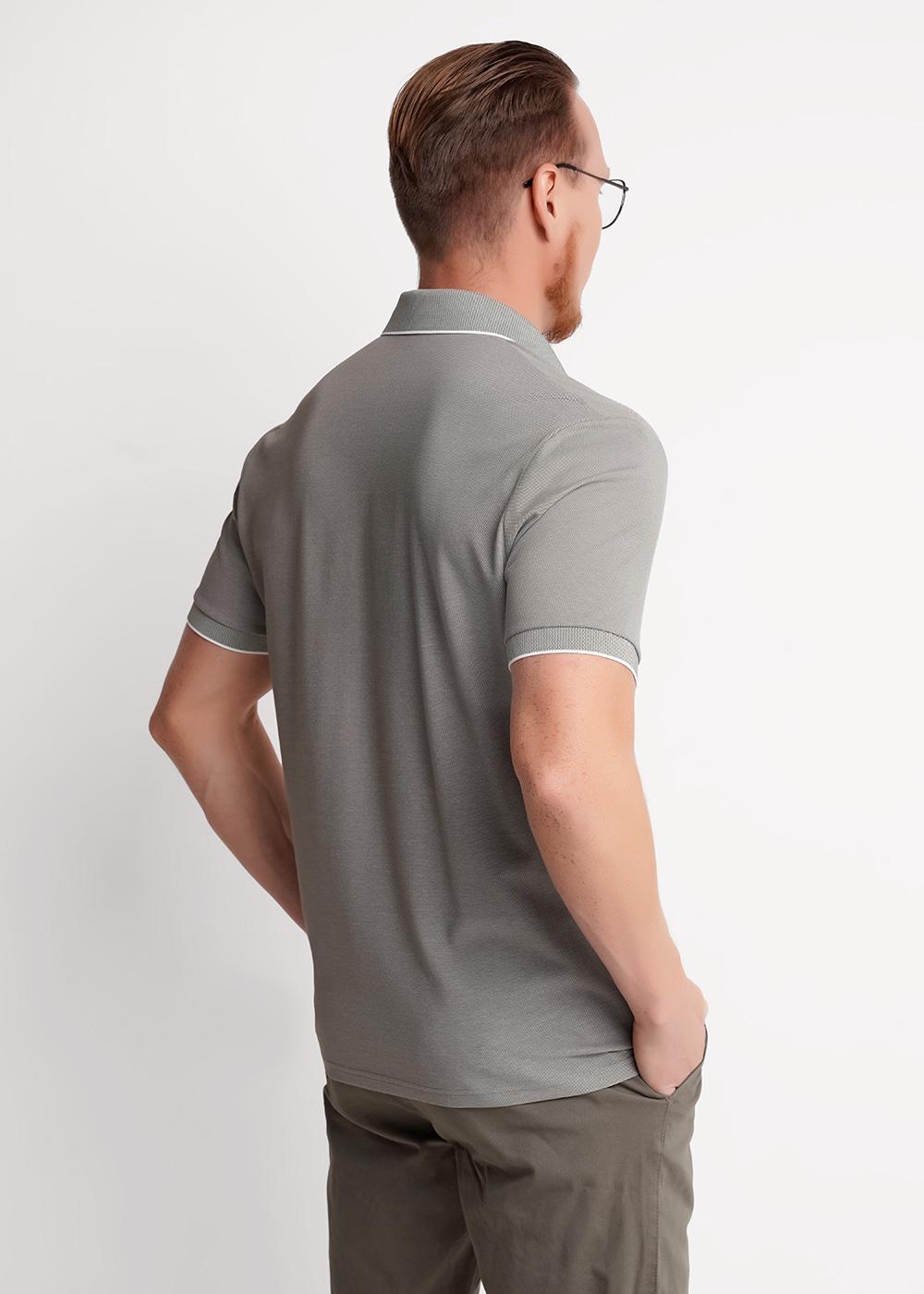 CLE 662667зэ Футболка мужская 662667зэ хаки/св.серый