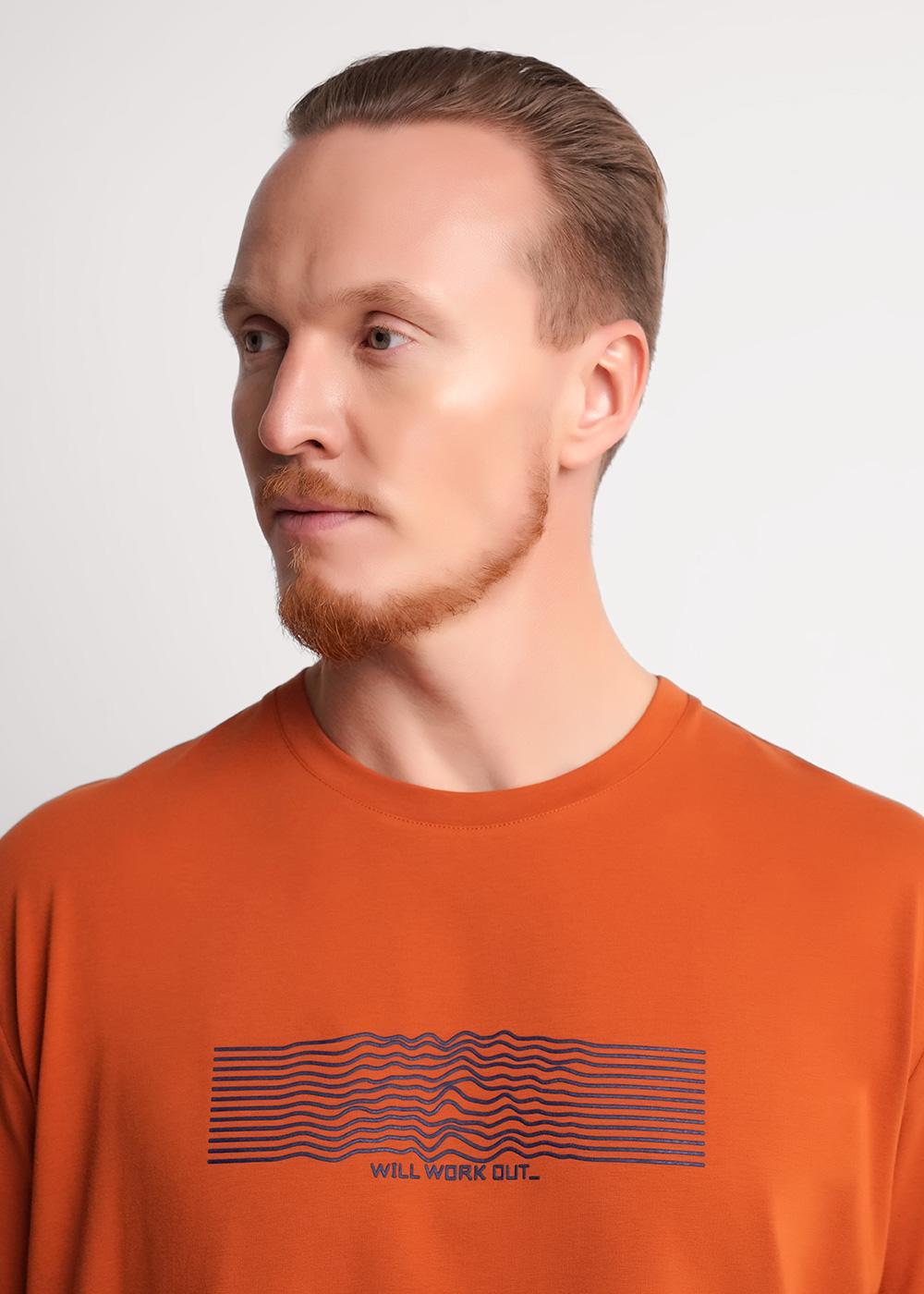 CLE 562509/04гг maxi_п Футболка мужская 562509/04гг maxi_п терракотовый