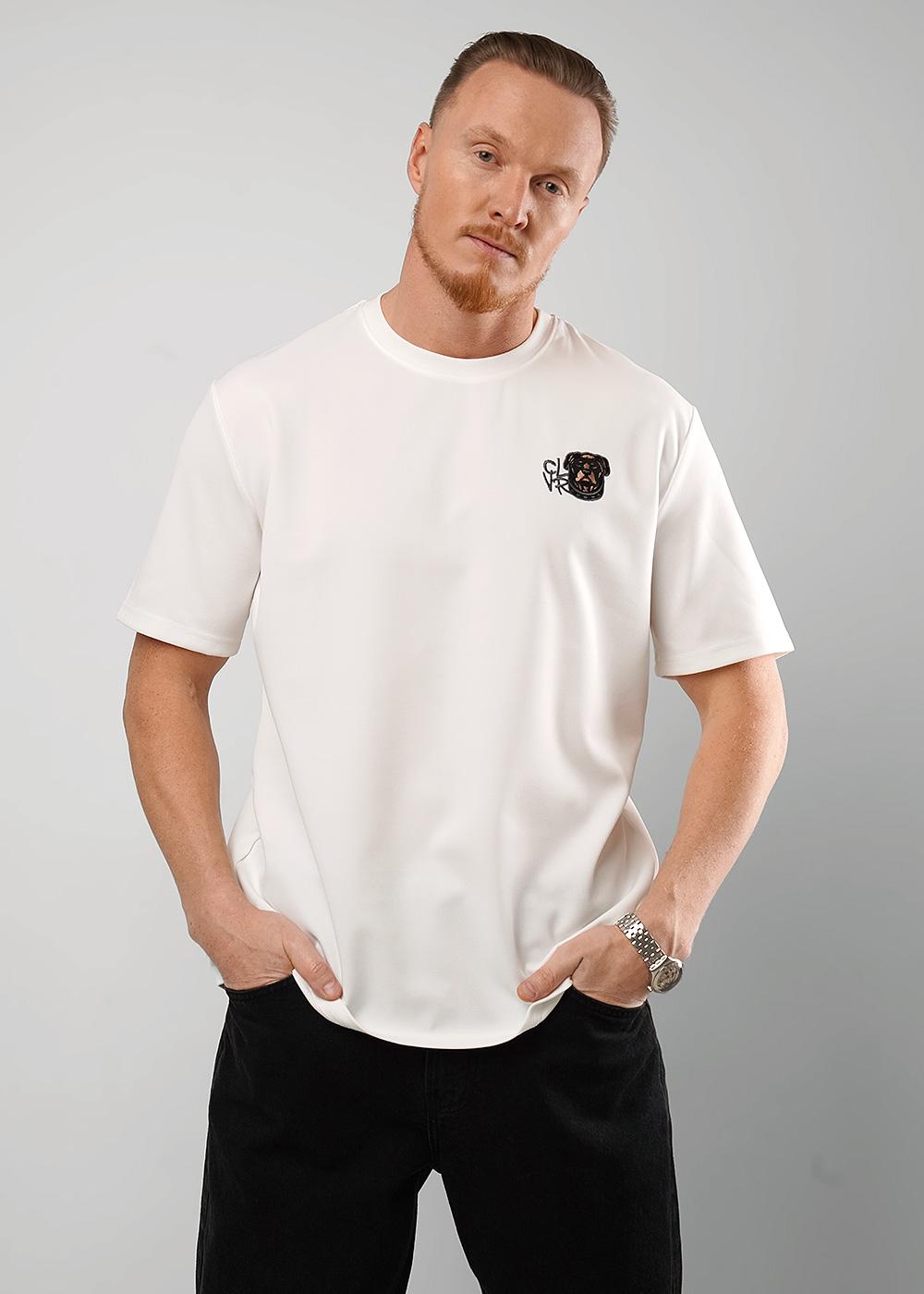 CLE 562603/05тдф Футболка мужская 562603/05тдф молочный