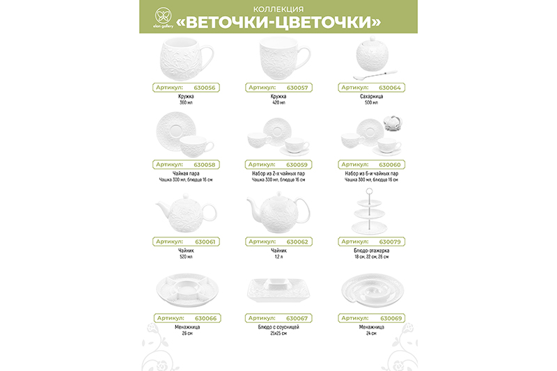 Набор жюльенниц-кокотниц 6 пр. 250 мл 16*10*8 см