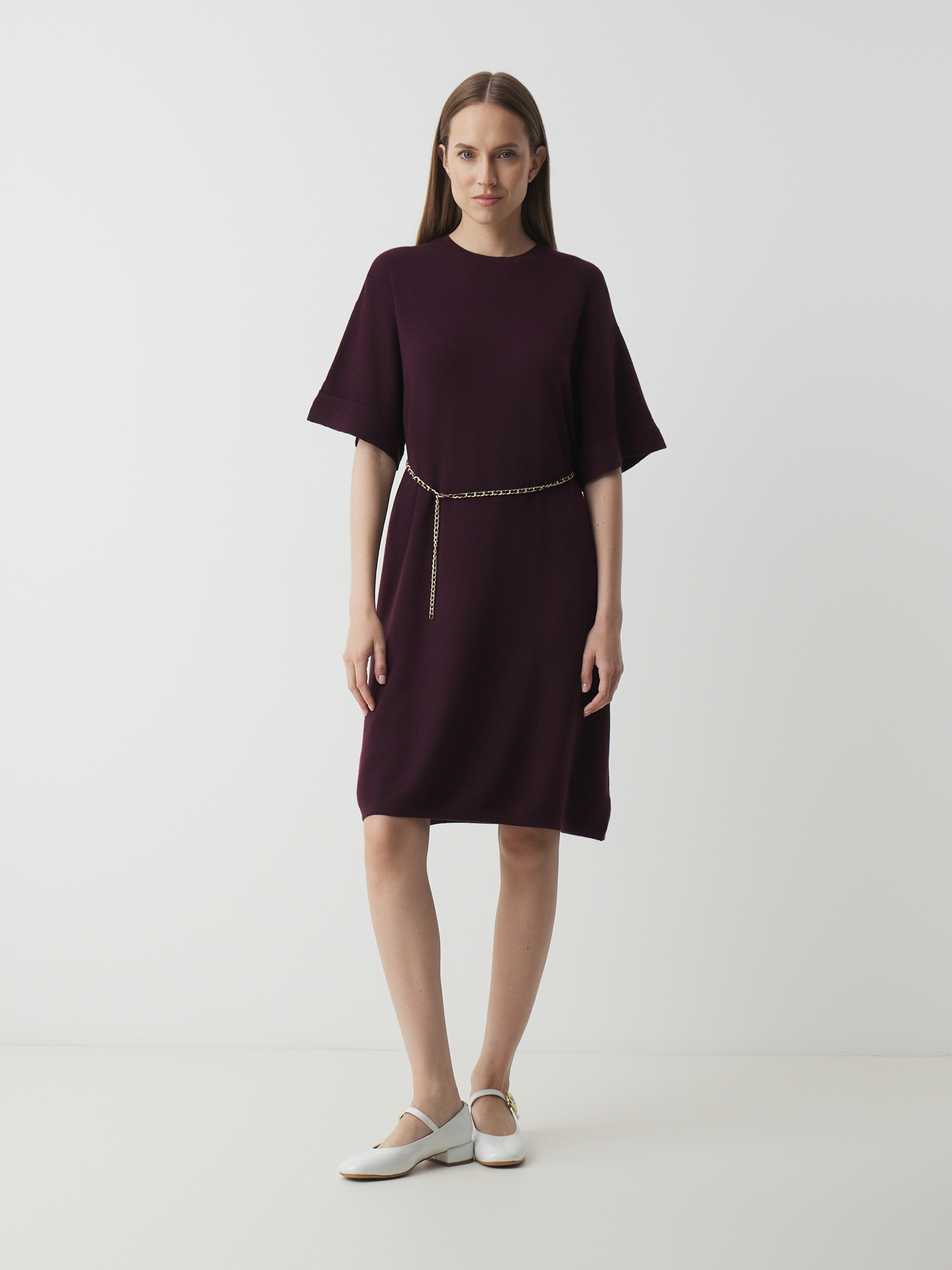 Женское платье MAISON DAVID 4556126, винный