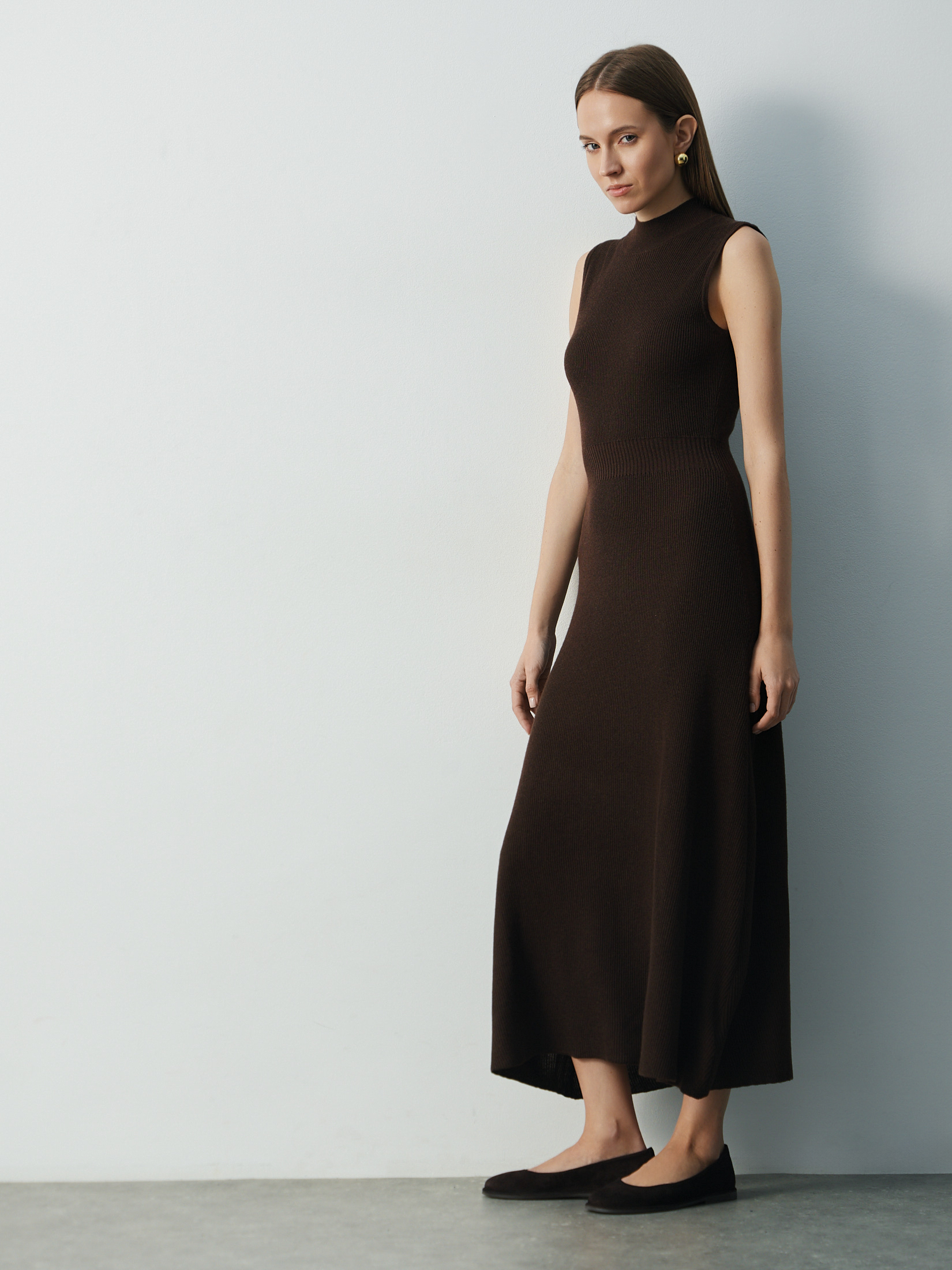 Женское платье MAISON DAVID 4683078, шоколадный