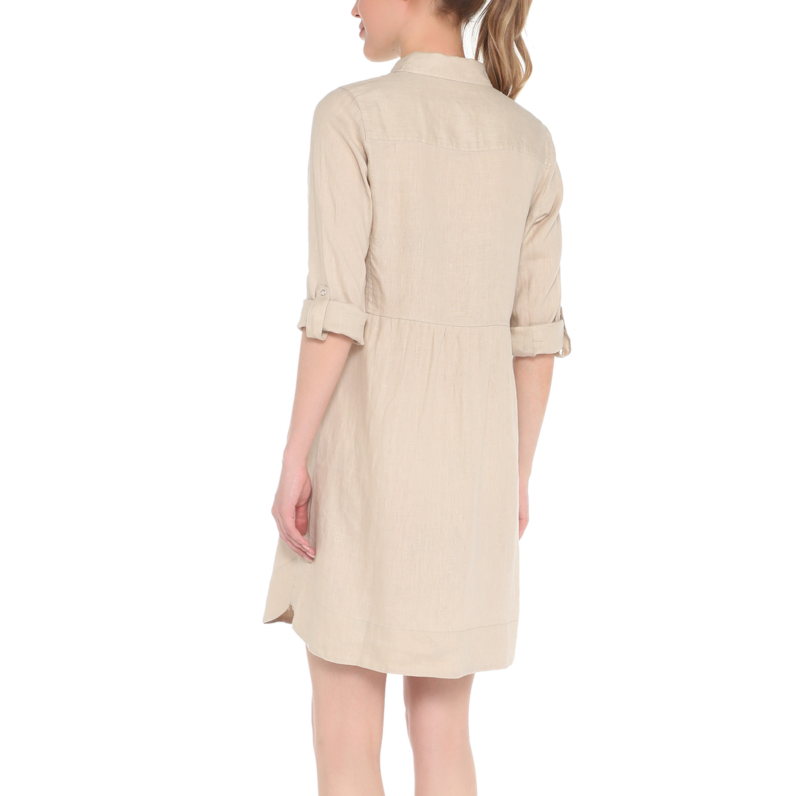 Женское платье-рубашка MAISON DAVID 3611635, светло-бежевый